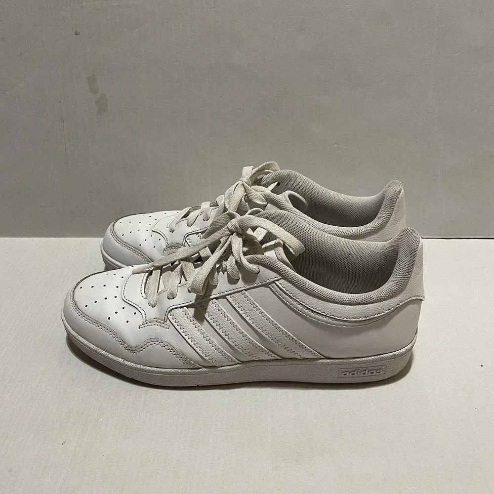 adidas Hoops 4.0 Cloud White Core Black Men's JH6141 Size 8